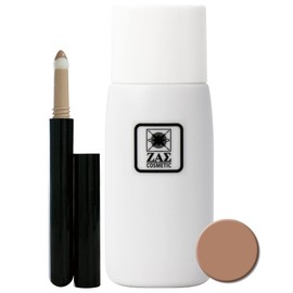 ZAS Men's Foundation + Concealer for Men Acne Scars Blue Beard Stain Bear Pores Redhead Face Natural Makeup Men's Cosmetics Color: New Amber Slightly Wheat