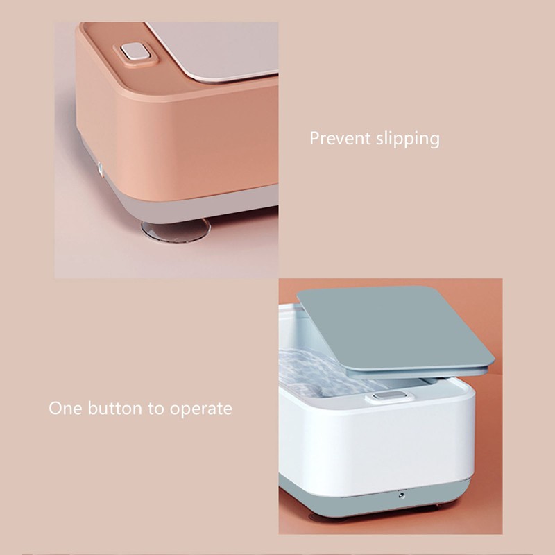 Jewelry Cleansing Machine High Frequency Vibration Remove Dirts Eyeglasses Mouth