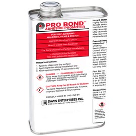 Dawn Enterprises Pro Bond Adhesive Promoter for Vinyl, Wraps, Window Tint, Automotive Molding - 16 oz Can