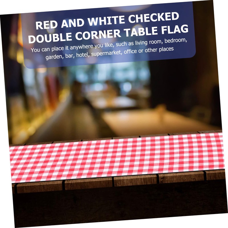 MERRYHAPY Christmas Tablecloth Double and Festive Table Decor for Holiday