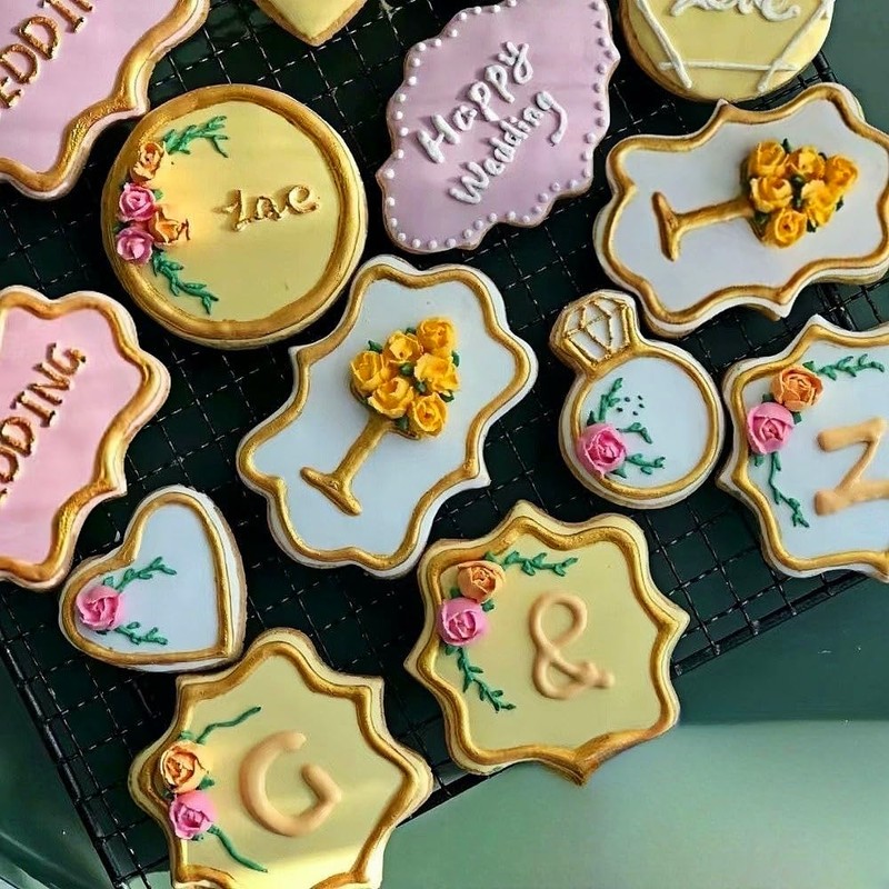 JOB JOL Plaques and Frames Cookie Cutters 6 PCS, 3.5'',