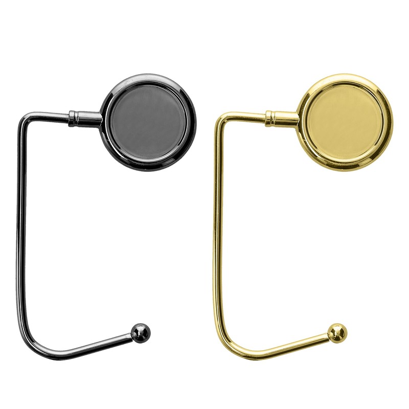 kwmobile 2 x Table Handbag Holder Hook - Non-Slip Bag