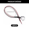 Joycabin Pack of 120 3 mm 12 V Pre-Wired LED