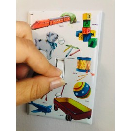 Boys Room Light Switch Cover Plate Kids Decorative Nursery Teen Toddler Room Decor Bedroom Bathroom Playroom (Vintage Toy)