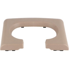 Acouto Consola Central Portavasos Almohadilla de Repuesto Apoyabrazos Portavasos Almohadilla Consola Central Portavasos Placa de Cubierta Almohadilla del Apoyabrazos Beige