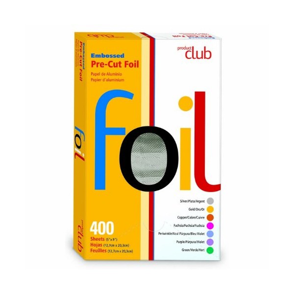 Product Club Embossed Pre-Cut Foil Silver 400 Count