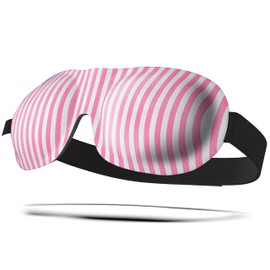 SMUG Sleep Mask for Men and Women 100% Blackout | Fits Extended Eyelashes | 3D Shaped Design for Deep Sleep | Velcro Fastening for Comfort & Adjustment | Candy Shop