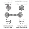 Cabin Hook and Eye Galvanised Cast Iron Heavy Duty 100mm/4