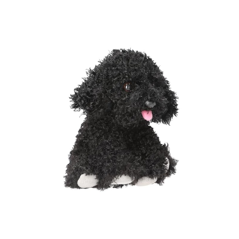 Depesche TOPModel 13515 Cuddly Toy Dog in Black, Approx. 16