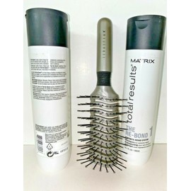 MATRIX TOTAL RESULTS THE RE-BOND Shampoo 33.8oz (2 PACK) + Vent Brush