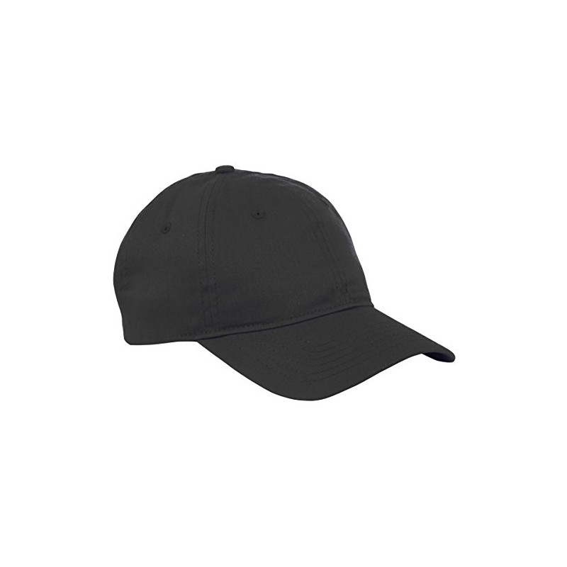 Big Accessories 6-Panel Twill Unstructured Cap OS Black