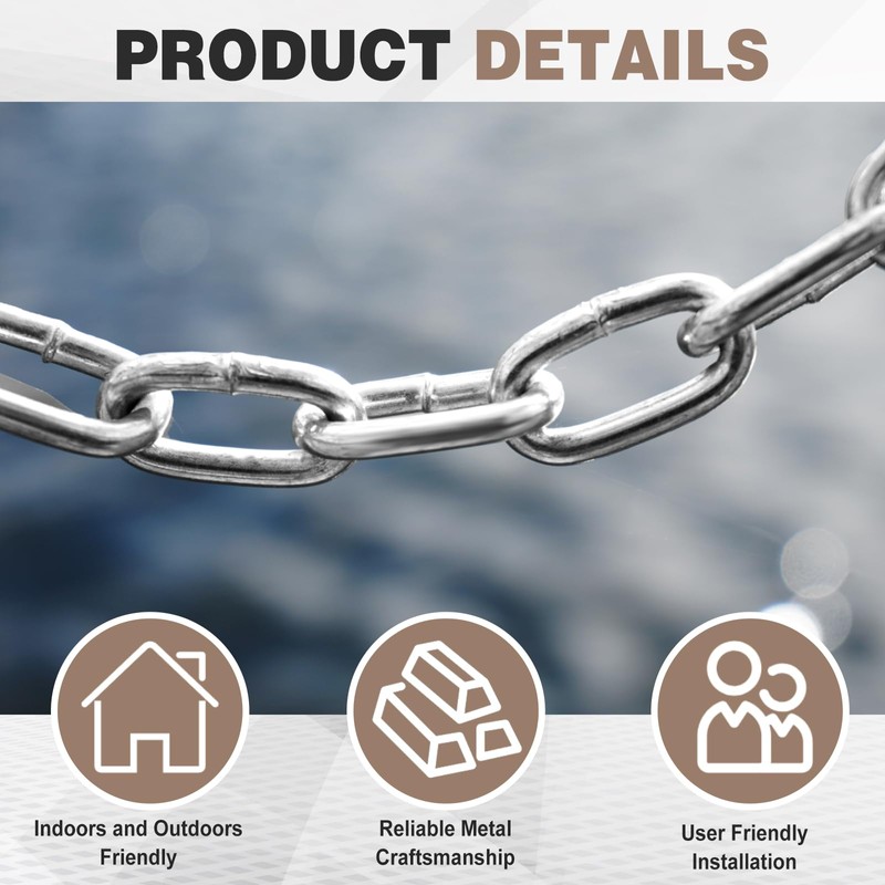 Moxweyeni 30 Pcs Chain & Fittings Repair and Lap Link,