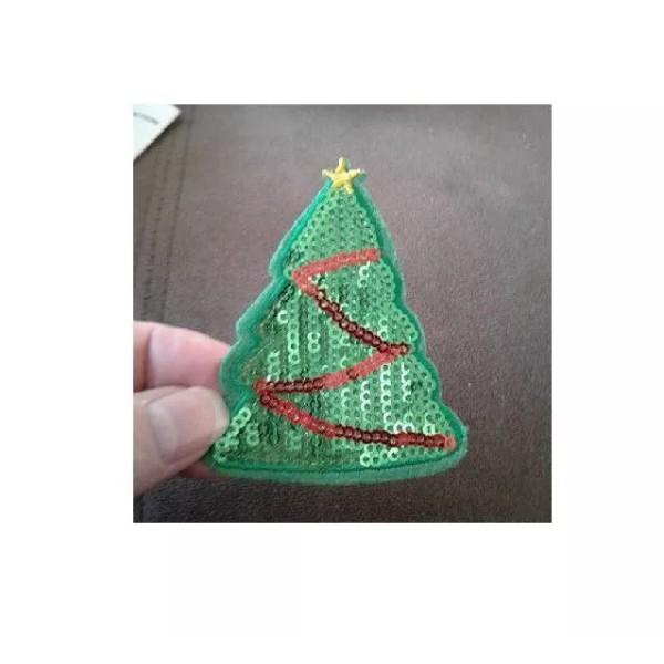 Unbranded Christmas Tree - Green & Red Sequins - Iron