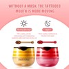 2 Pcs Lip Balm Honey Pot, Honey & Strawberry Moisturizing