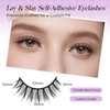 BEYELIAN Self Adhesive Eyelashes No Glue Needed Pre Glued Reusable