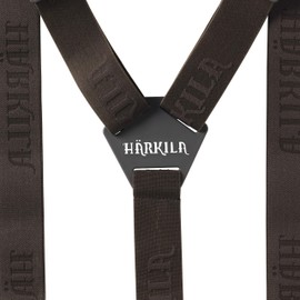 Härkila Tech Braces | Suspenders for Hunters | Braces for Men | Suspenders for Hunting (Willow Green/Shadow Brown), Willow Green
