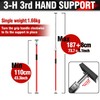 3-H Truck Cargo Bar, 43"-77" Adjustable Support Pole All Metal,Cabinet