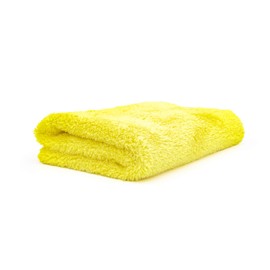 The Rag Company - Eagle Edgeless 350 (5-Pack) Professional Korean 70/30 Blend Super Plush Microfiber Detailing Towels, 350GSM, 16in x 16in, Yellow