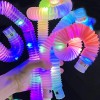 12 Pulseras Elásticas De Neón Luz Led Para Fiestas Batucada
