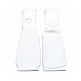 Instep and Shin Guards, Made in Taiwan (Black/White) (G-25) Martial Arts, Boxing, Taekwondo Protectors / 발등정강이 면아대 대만산 (흑/백)(G-25) 격투기 복싱 태권도 보호대