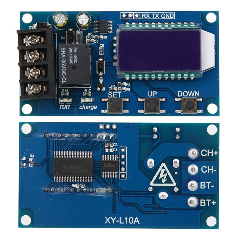 XY L10A Lithium Battery Charge Controller Protection Board Module LCD