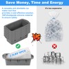 Ice Block Mold for Ice Bath,6 Pack 15lbs Large Ice