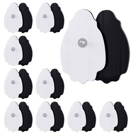 20-Pack TENS/EMS Unit Replacement Pad for More Than 30 Times Use, TEC.BEAN Latex-Free TENS Electrode Pads Set with Upgraded Self-Stick Performance, Compatible with MEDVICE,Belifu EMS Machine