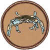 Maryland Blue Crab Patrol Patch - 2" Diameter Round Embroidered