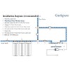Geekpure 20 Inch Whole House Water Filter Housing 3/4" Port-Fit