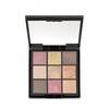 Zermat Eleganzza, Choco Velvet Eyeshadow Set, 9 shades