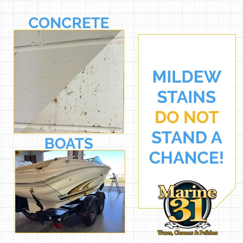 Marine 31 Mildew Stain Remover & Cleaner | Effective for