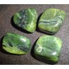 Green Jade Nephrite tumbled & polished crystal healing natural gemstones