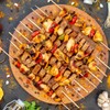 12 Inch Bamboo Skewers 200 PCS Barbecue Skewers for Grilling