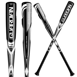 Guardian X Stinger BBCOR Baseball Bat - 3 Drop - 2 5/8" Barrel - Available in 31” to 34” - Drop 3 Baseball Bat for Middle School, High School, or College - 34" - 31 oz - Black/Gray