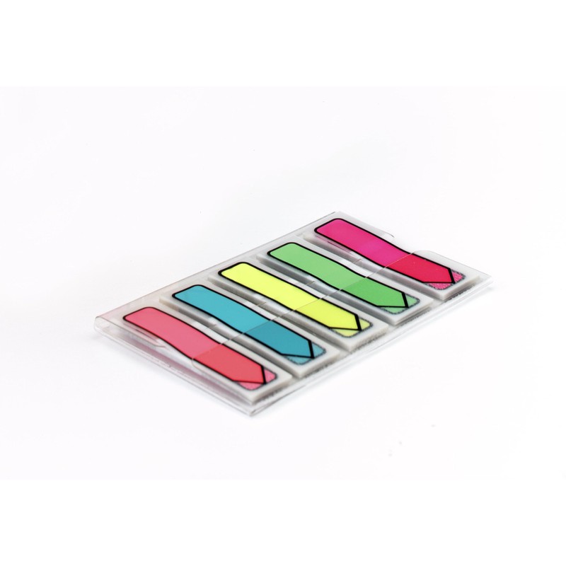 Post-it Arrow Flags, Assorted Bright Colors, .47 in Wide, 100/On-the-Go