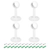 uxcell 4 Pcs 0.75 Inch Curtain Rod Holder, Ceiling Mount