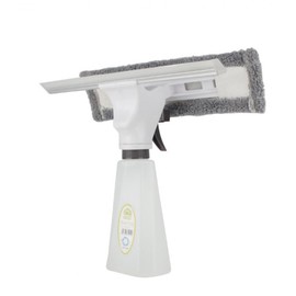 Window Squeegee, 3 in 1 Window Squeegee with Spray/Wipe/Squeegee,Window Cleaning Tool for Windows, Tiles, Glass, Mirror, Countertops