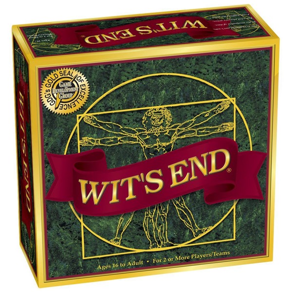 Wit's End Board Game, A Mind Challenging Trivia Game for Adults and Family, Ages 16 and up