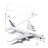 QIYUMOKE A380 France 1/300 Die-cast Metal Airplane Model -A380 Sky
