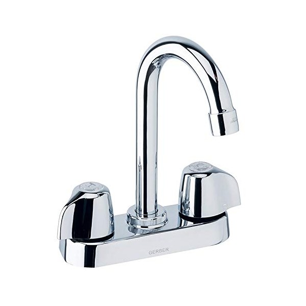 Gerber 49-251 Classics Two Handle 3 Hole Intallation 4" Centers Bar Faucet