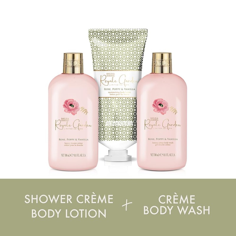 Baylis & Harding Royale Garden Rose, Poppy & Vanilla Luxury