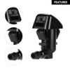 Front Windshield Washer Nozzles Kit 2 Meters Fluid Hose with
