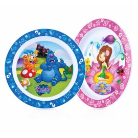 Nuby Monster ID22095/Flower Flat Plate