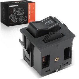 A-Premium Headlight Switch Instrument Panel Headlamp Dimmer Switch Compatible with Volkswagen Jetta 1981-1984, Rabbit 1981-1984, Rabbit Pickup 1981-1983