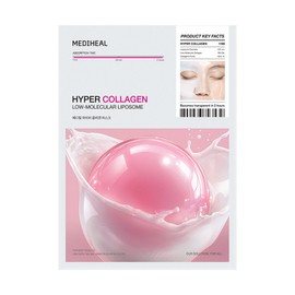 Mediheal Hyper Collagen Gel Mask, 1 pack, 4-pack / 메디힐 하이퍼 콜라겐 겔 마스크, 1개, 4개입