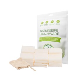 Nature Cosmétique Breaking Soap Birch - For Dry Skin - With Natural Beeswax, Vitamin E - Small to Medium Fragments - Handmade in Germany