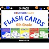 5-Pack Flashcards (Prealgebra/Algebra), Courtside Math, Grade Level Options 6th -