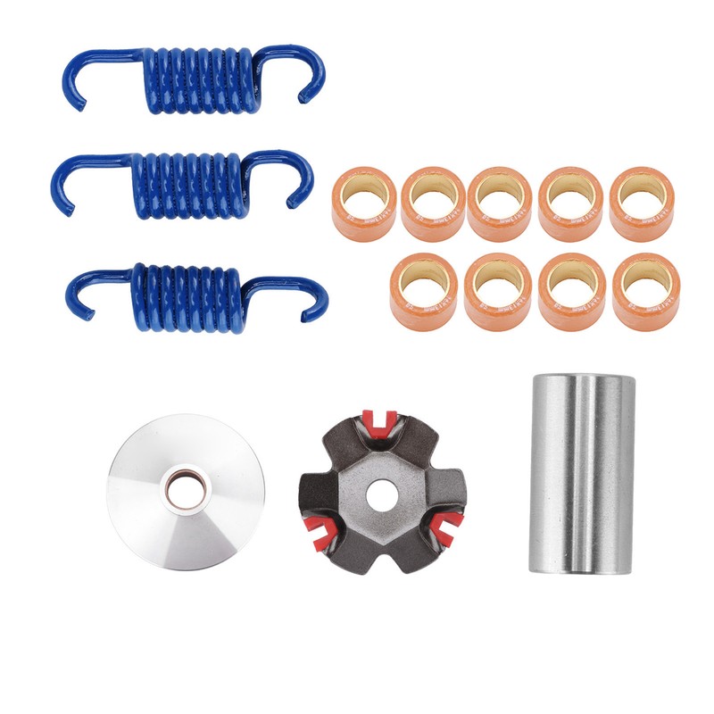 15PCS Racing Variator Kit for Chinese Scooter Moped ATV 4‑Stroke