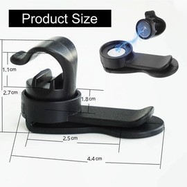 BASTOUR Magnetic Tube Clip, Magnetic Tube Clip, Tactical Hydration System, Drinking Tube Clips, Holder for Hydration Tube, Hydration Backpack Clamp, Magnetic Hose Holder