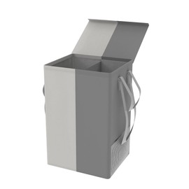 100L Large Laundry Hamper with Lid, Clothes Hamper for Laundry with Handles Waterproof, Collapsible Laundry Baskets for Bedroom, Bathroom, Dorm, Toys Storage, Tall Laundry Hamper Freestanding